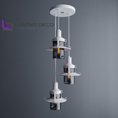 "ОМ" Подвесной светильник Lumina Deco Capri белый LDP 11327-3 (WT)