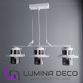 "OM" Suspended Lumina Deco Capri lamp white LDP 11327-3 (PR)