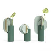 (OM) Gabo and Delaunay and Ekster vases CS9 by NOOM