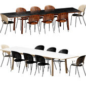Fredericia - Trinidad chairs and Ana table
