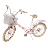 Розовый складной велосипед Stels Pilot