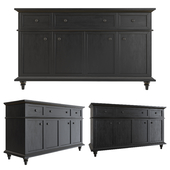 Crate and Barrel. Avalon black sideboard