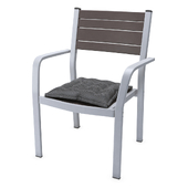 IKEA SJALLAND Chair with armrests GRAY