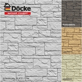 Фасадные панели от производителя Döcke / Коллекция SLATE