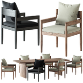 HARBOUR / ROZELLE DINING CHAIR AND TABLE