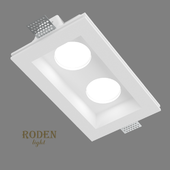 OM Врезной под шпатлевку гипсовый светильник RODEN-light RD-211