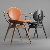 Overgaard & Dyrman Circle Dining Chair (with arms)