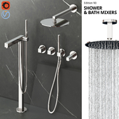 Keuco Edition 90 shower and bath faucets
