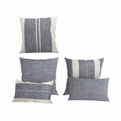 Restoration Hardware Belgian Linen & Cotton Textured Cushions