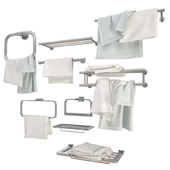 Metallic Wall Towel Holders