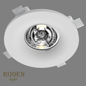 OM Врезной гипсовый светильник RODEN-light RD-254 AR-111