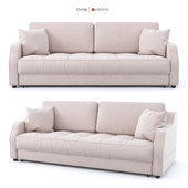 Sofa - bed "Rolf", pink, velor from Hoff