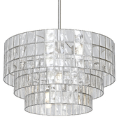 Capiz Tiered Chandelier