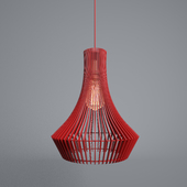 Red lamp modern