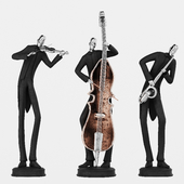 Uttermost Musicians Decorative Figurines
