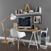 scandinavian desk set