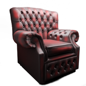 Chesterfield Monks High Back Wing Chair