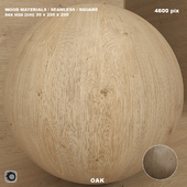 Wood / oak material (seamless) - set 73