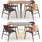 Masculo Chair + TS Table by GUBI