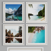 PHOTO FRAME SET 29 (4 FRAME WALL COLLECTION)