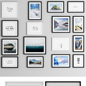 Photo Frame Set 30 (16 Frame Wall Collection)