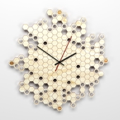 Honeycomb clock