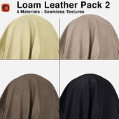 Maharam - Loam Leather - Pack 2 (4 Seamless Materials)
