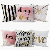 Loft concept - Decorative Pillows set 4