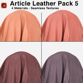 Maharam - Article Leather - Pack 5 (4 Seamless Materials)