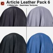 Maharam - Article Leather - Pack 6 (4 Seamless Materials)