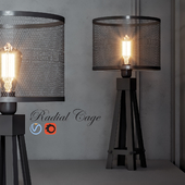 Radial Cage Mini floor lamp