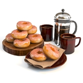 Coffee shop | Donuts set 03