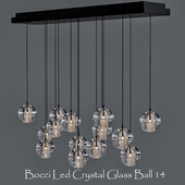 Bocci Led Crystal Glass Ball 14 designed by Omer Arbel in 2005