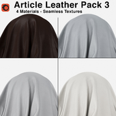 Maharam - Article Leather - Pack 3 (4 Seamless Materials)