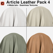Maharam - Article Leather - Pack 4 (4 Seamless Materials)