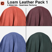 Maharam - Loam Leather - Pack 1 (4 Seamless Materials)