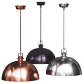 Southlake 1-Light Bowl Pendant brushed copper, nickel and black olive