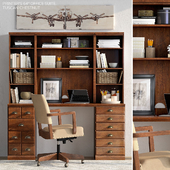 Pottery barn PRINTER'S 64 OFFICE SUITE