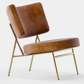 COCO Padded lounge chair calligaris