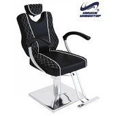 OM Hairdressing chair "Gloria BLEK" hydraulic