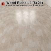 Plank Wood Floor - 4 (6x24)