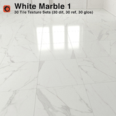 White Marble Tiles - 1