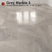 Grey Marble Tiles - 3