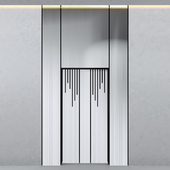 Modern elevator door