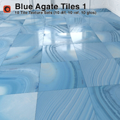 Blue Agate Tiles - 1