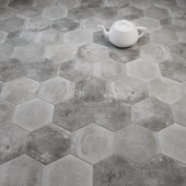 CIR Miami Esagona Dust Grey (Ex Polvere) Tile Set