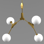 Molecular shaped chandeliers