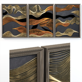 Картина Tony Fey's Groundswell Triptych