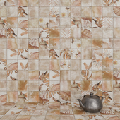 ZYX by Colorker AMAZONIA TROPIC COTTO tile set