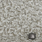 ZYX by Colorker AMAZONIA TROPIC GREY tile set